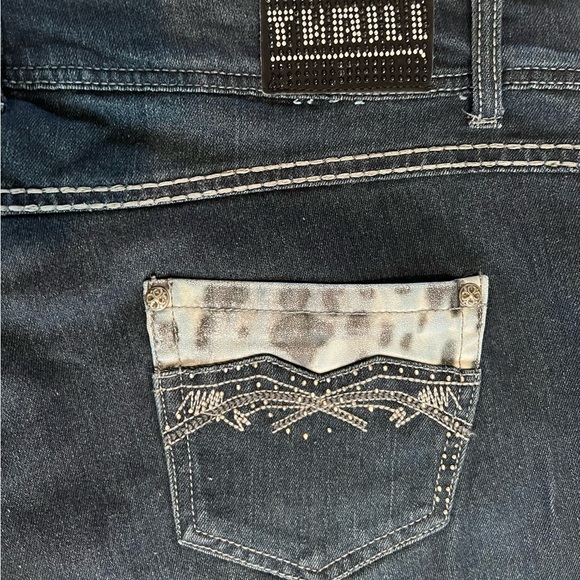 Thrill Capri Jeans Women’s Size 20 Mid Rise Denim Cropped Pants - Picture 6 of 6